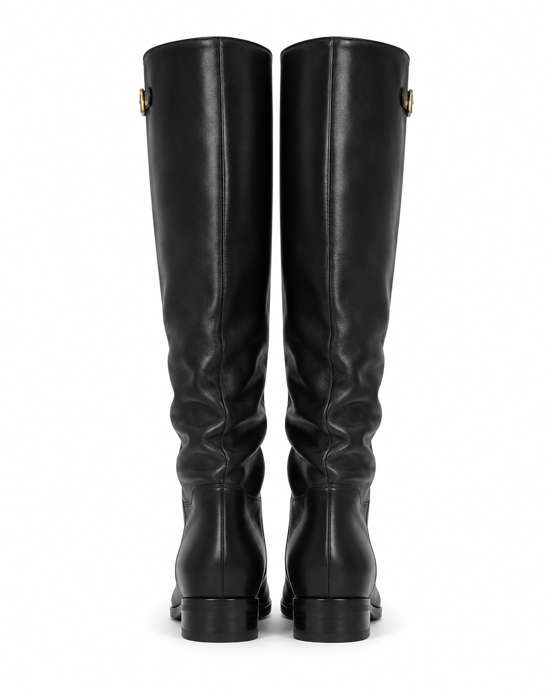 Knee-High Riding Boots - Black