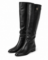 Knee-High Riding Boots - Black