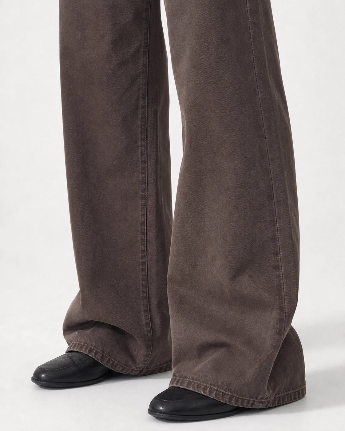 Low Waist Wide Leg – Mocha Brown