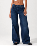 ⁠Low Waist Wide Leg – Deep Navy