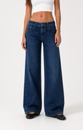⁠Low Waist Wide Leg – Deep Navy