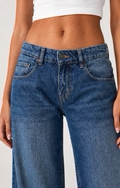 ⁠Low Waist Wide Leg – Rich Indigo