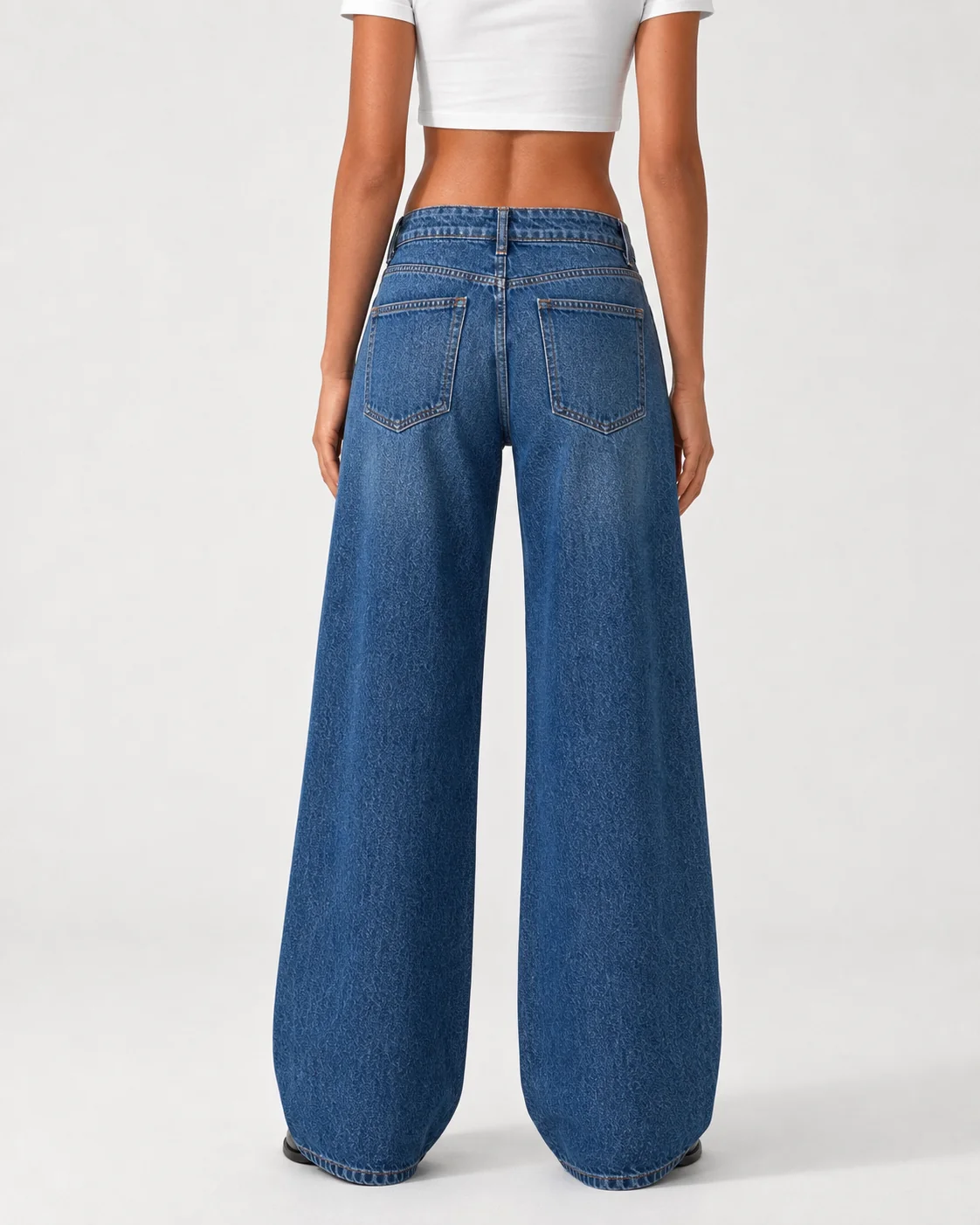 Low Waist Wide Leg – Rich Indigo