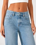 Low Waist Wide Leg – Pale Indigo