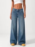 Low Waist Wide Leg – Light Blue Wash